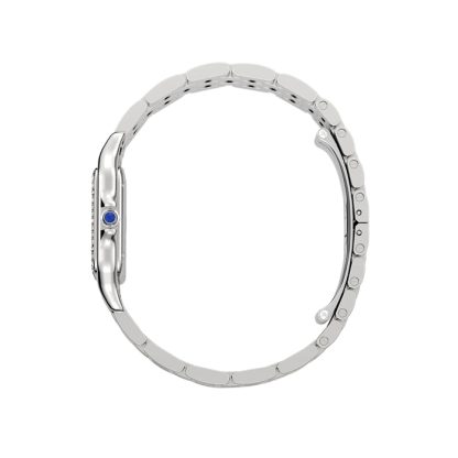 Cartier Panthère De Cartier Watch Medium Model Quartz Movement Steel Diamonds W4PN0018 - Billede 4