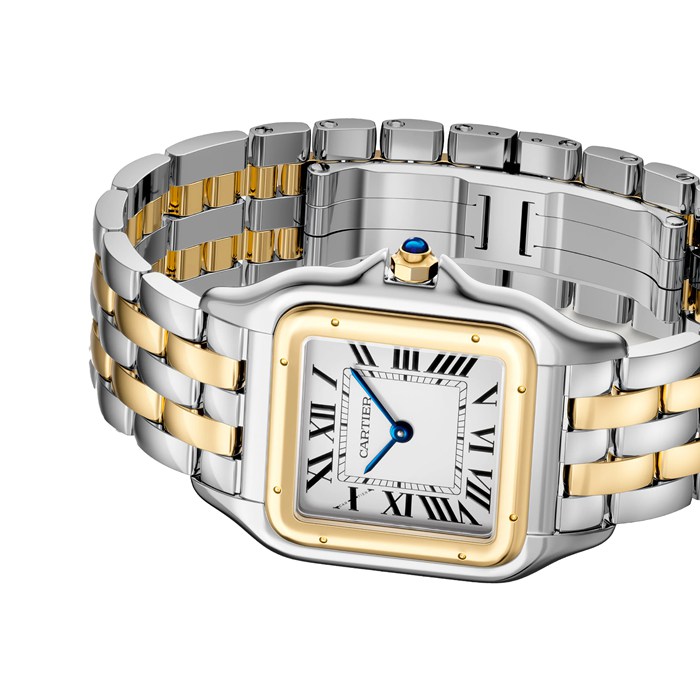 Cartier Panthère De Cartier Watch Stor model Quartz Movement Gul Guld Stål W2PN0016 - Billede 3