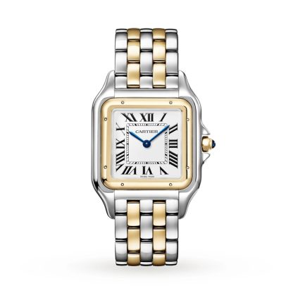 Cartier Panthère De Cartier Watch Stor model Quartz Movement Gul Guld Stål W2PN0016