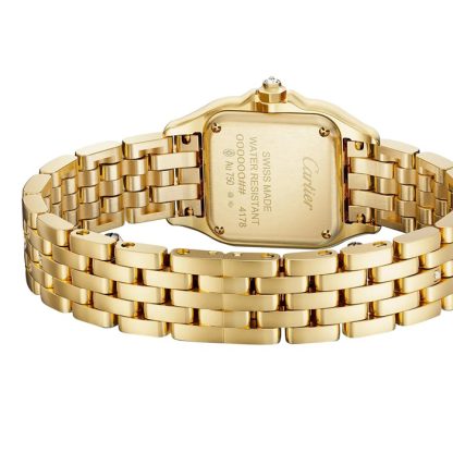 Cartier Panthere de Cartier ur lille model quartzværk Gult guld WJPN0059 - Billede 3