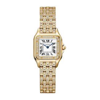 Cartier Panthere de Cartier ur lille model quartzværk Gult guld WJPN0059