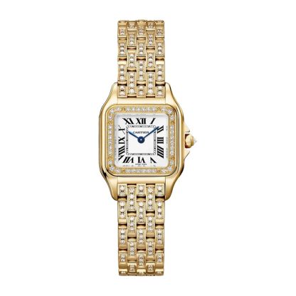 Cartier Panthere de Cartier ur lille model quartzværk Gult guld WJPN0059