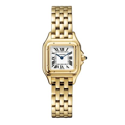 Cartier Panthere de Cartier ur lille model quartzværk Urkasse i gult guld 750/1000 mål 23 mm x 30 mm WGPN0038