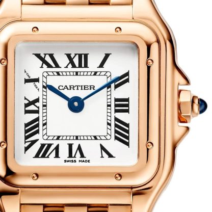 Cartier Panthere de Cartier ur lille model quartzværk Urkasse i rosaguld 750/1000 mål 23 mm x 30 mm WGPN0049 - Billede 2