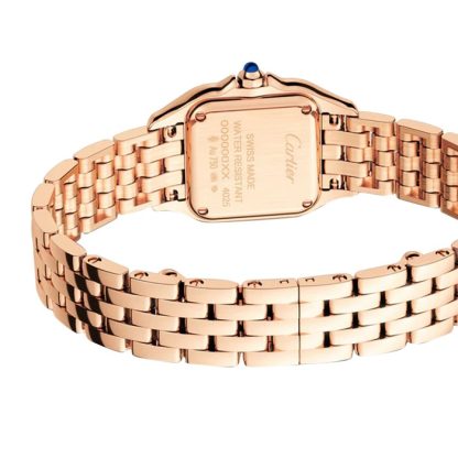 Cartier Panthere de Cartier ur lille model quartzværk Urkasse i rosaguld 750/1000 mål 23 mm x 30 mm WGPN0049 - Billede 3