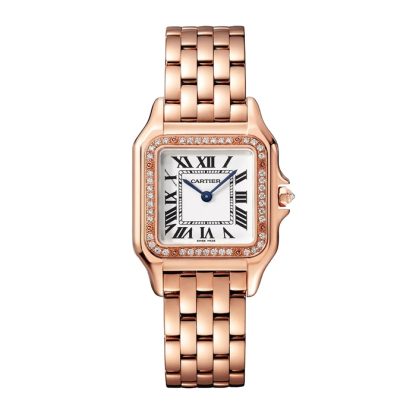 Cartier Panthere de Cartier ur medium model quartzværk Kasse i rosaguld WJPN0088 - Billede 2