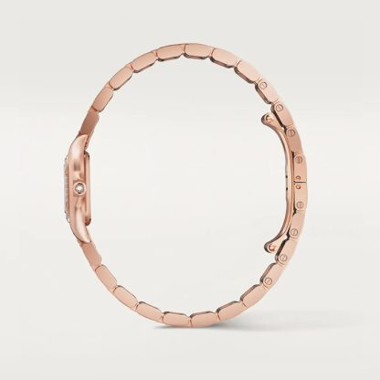 Cartier Panthere de Cartier ur mini model quartz movement Rose gold 750/1000 case set with 32 brilliant-cut diamonds totalling 0.15 carats Dimensions 25 mm x 20 mm WJPN0063 - Billede 4
