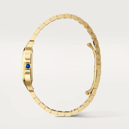 Cartier Santos De Cartier Lille model Quartz Gul Guld WGSA0107 - Billede 3