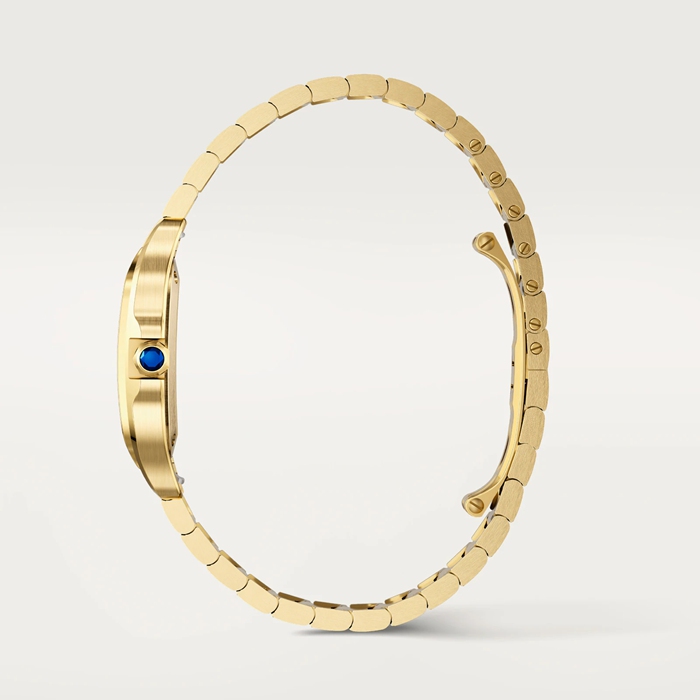 Cartier Santos De Cartier Lille model Quartz Gul Guld WGSA0107 - Billede 3