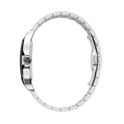 Cartier Santos De Cartier Ur Stor model Automatisk urværk Stål ADLC Udskiftelige metal- og gummiarmbånd WSSA0037 - Billede 4