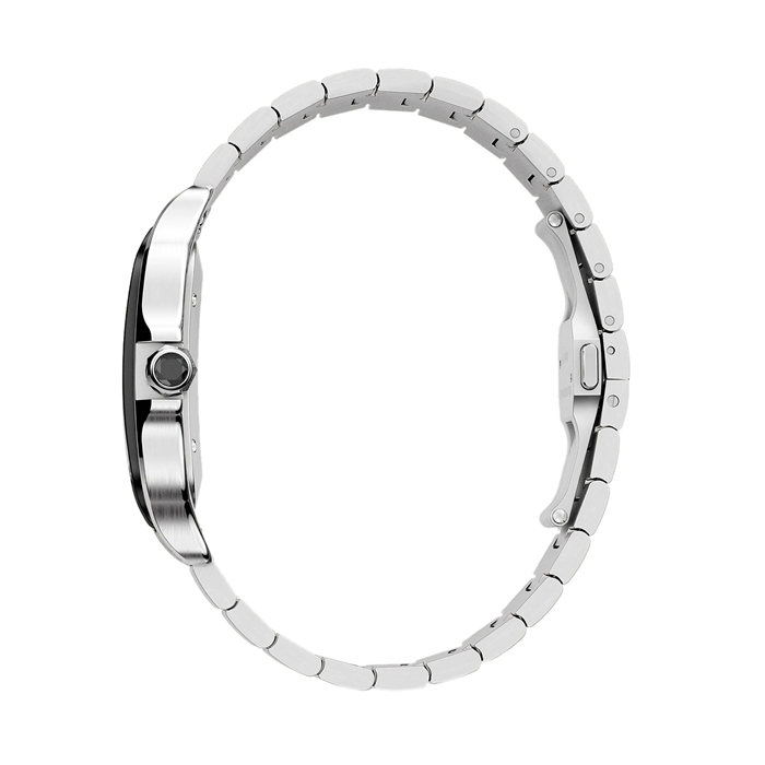 Cartier Santos De Cartier Ur Stor model Automatisk urværk Stål ADLC Udskiftelige metal- og gummiarmbånd WSSA0037 - Billede 4