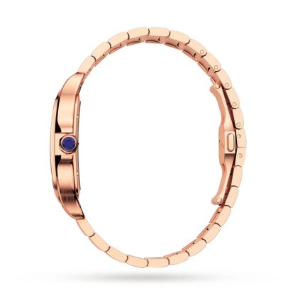 Cartier Santos De Cartier Ur Stor model Manuel optræk Rosaguld WHSA0016 - Billede 4