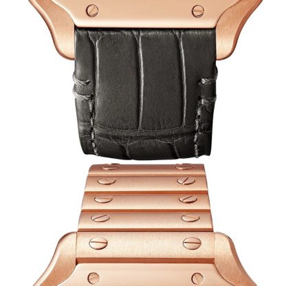 Cartier Santos De Cartier Watch Medium Model Mechanical Movement With Automatic Winding WGSA0031 - Billede 2