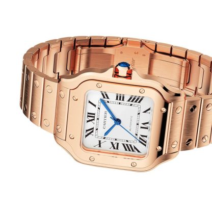 Cartier Santos De Cartier Watch Medium Model Mechanical Movement With Automatic Winding WGSA0031 - Billede 4