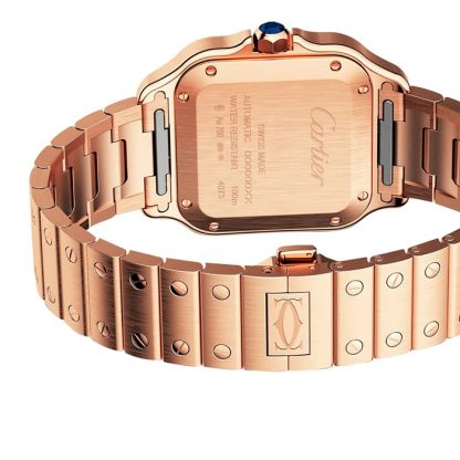 Cartier Santos De Cartier Watch Medium Model Mechanical Movement With Automatic Winding WGSA0031 - Billede 5