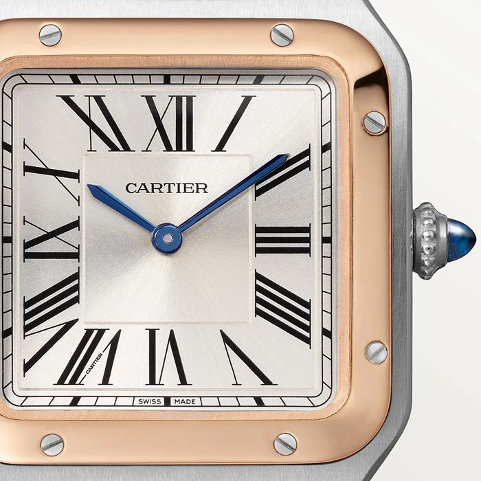 Cartier Santos-Dumont Ur Lille Model Høj Autonomi Kvartsværk Stålkasse W2SA0038 - Billede 5