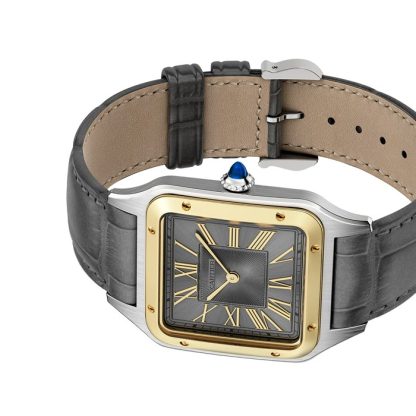 Cartier Santos-Dumont Ur Stor Model Gul Guld Høj Autonomi Kvarts W2SA0028 - Billede 5