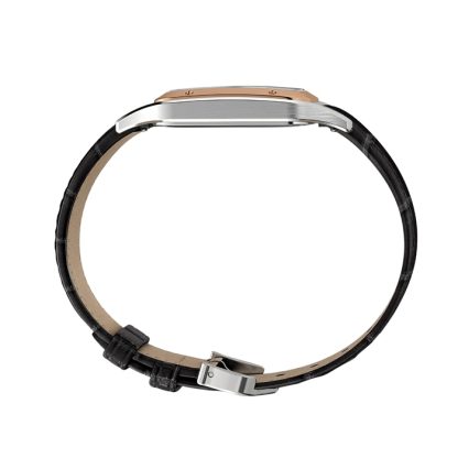 Cartier Santos-Dumont Ur Stor Model Quartz Movement Rose Gold Steel Leather W2SA0011 - Billede 5