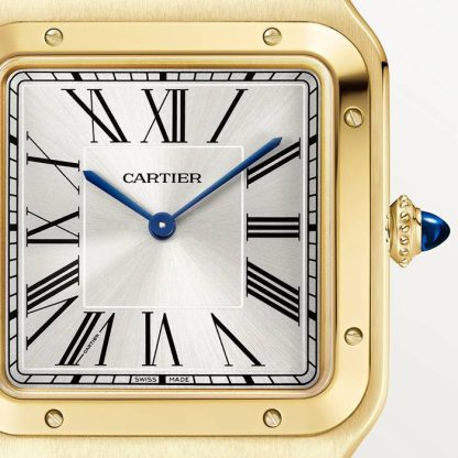 Cartier Santos Dumont Watch Extra-Large Model Manual Winding Yellow Gold WGSA0108 - Billede 2