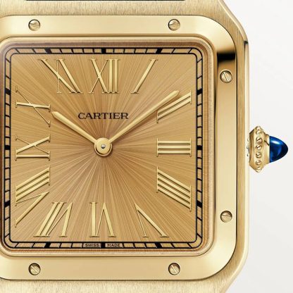 Cartier Santos Dumont Watch Extra-Large Model Manual Winding Yellow Gold WGSA0111 - Billede 3