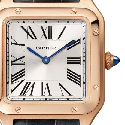 Cartier Santos-Dumont Watch Lille model Høj Qutonomy Quartz Movement Rose Gold WGSA0117 - Billede 5