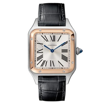 Cartier Santos-Dumont Watch Stor model Quartz Movement Stålkasse W2SA0037