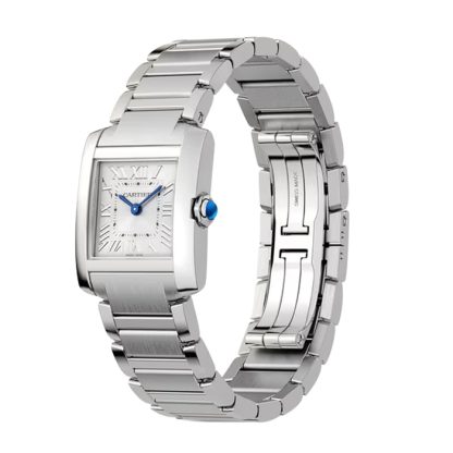 Cartier Tank Française Watch Small Model Quartz Movement Steel WSTA0129 - Billede 2