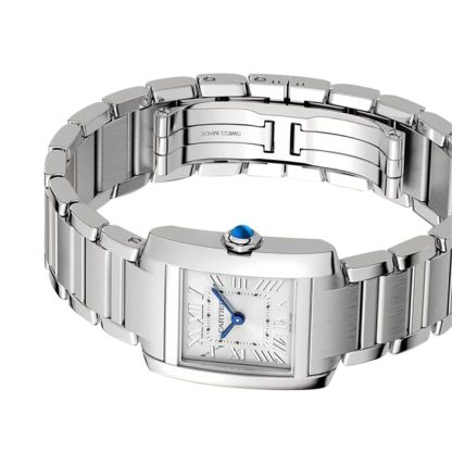 Cartier Tank Française Watch Small Model Quartz Movement Steel WSTA0129 - Billede 4