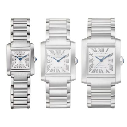 Cartier Tank Française Watch Small Model Quartz Movement Steel WSTA0129 - Billede 5