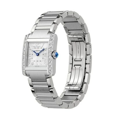 Cartier Tank Francaise ur lille model quartzværk W4TA0020 - Billede 2