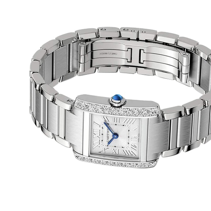 Cartier Tank Francaise ur lille model quartzværk W4TA0020 - Billede 5