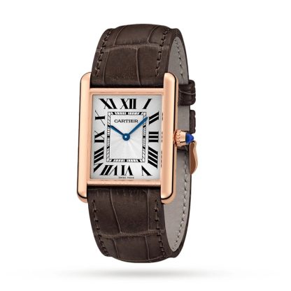 Cartier Tank Louis Cartier Watch Stor model Fremstilling Mekanisk værk med manuel optræk WGTA0011 - Billede 2