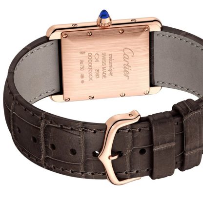 Cartier Tank Louis Cartier Watch Stor model Fremstilling Mekanisk værk med manuel optræk WGTA0011 - Billede 4