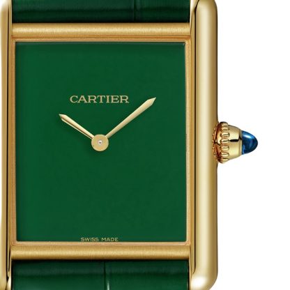 Cartier Tank Louis Cartier ur stor model Fremstilling af mekanisk værk med manuelt optræk WGTA0191 - Billede 2