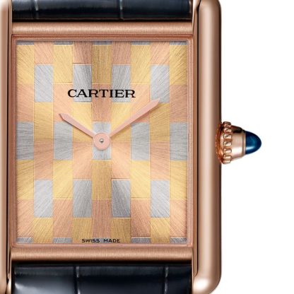 Cartier Tank Louis Cartier ur stor model Fremstilling mekanisk bevægelse med manuel optræk WGTA0176 - Billede 2