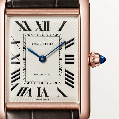 Cartier Tank Louis Cartier ur stor model mekanisk værk med automatisk optræk WGTA0346 - Billede 5