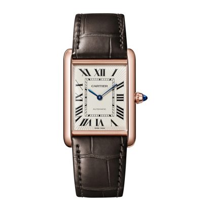 Cartier Tank Louis Cartier ur stor model mekanisk værk med automatisk optræk WGTA0346