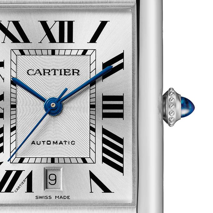 Cartier Tank Must Extra-Large Model Automatic Movement Steel Leather WSTA0040 - Billede 2