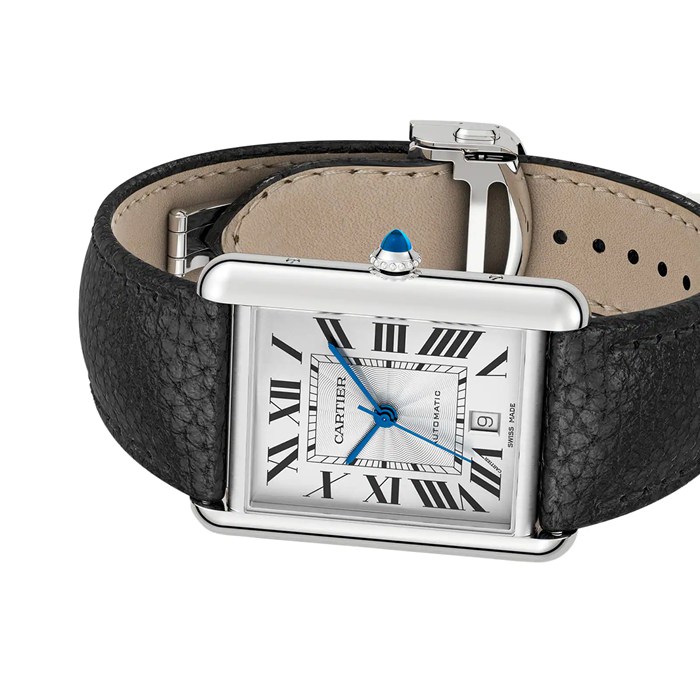 Cartier Tank Must Extra-Large Model Automatic Movement Steel Leather WSTA0040 - Billede 3
