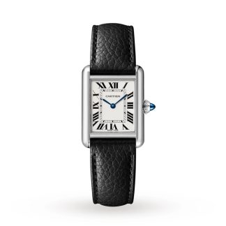 Cartier Tank Must Small Model Quartz Movement Stål Læder WSTA0042