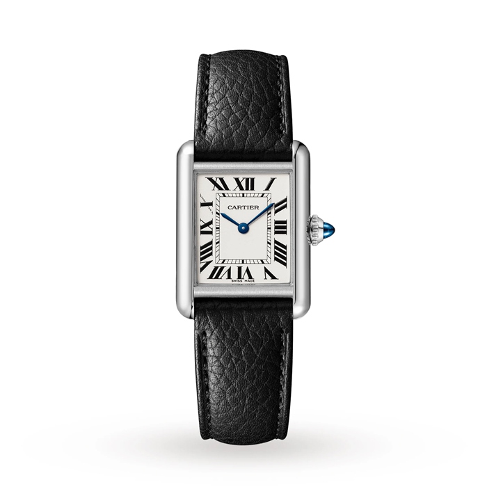 Cartier Tank Must Small Model Quartz Movement Stål Læder WSTA0110