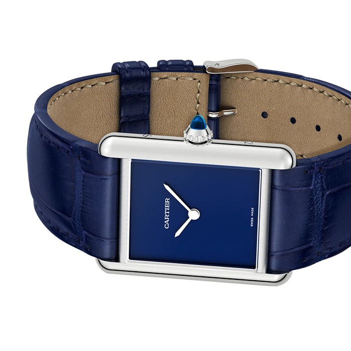 Cartier Tank Must Watch Large Model Quartz Movement Steel Case WSTA0055 - Billede 4