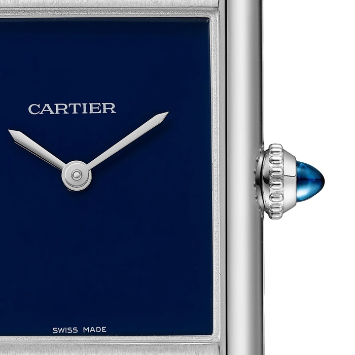 Cartier Tank Must Watch Large Model Quartz Movement Steel Case WSTA0055 - Billede 5