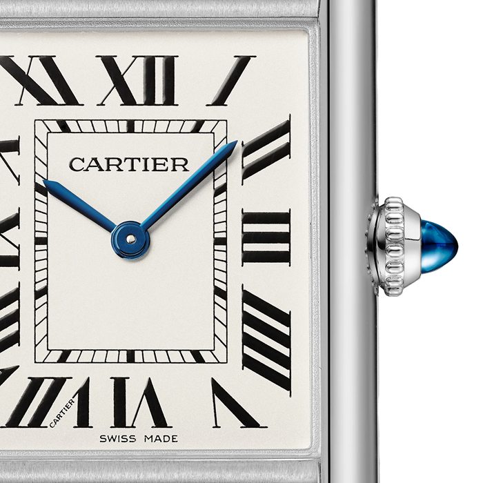 Cartier Tank Must Watch Large Model Quartz Movement Steel Case WSTA0106 - Billede 2