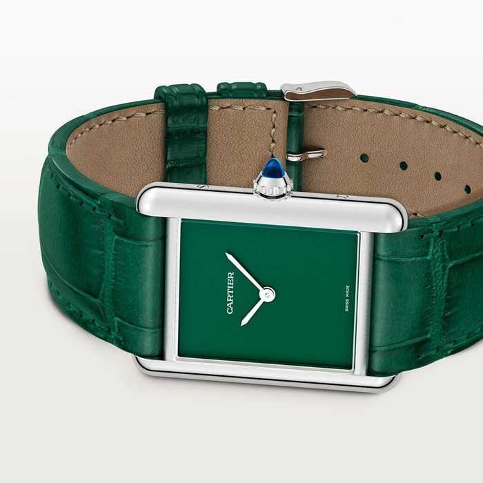 Cartier Tank Must Watch Large Model Quartz Movement Steel Case WSTA0115 - Billede 4