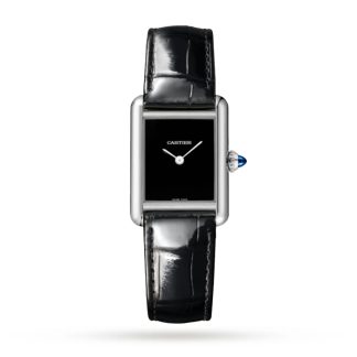 Cartier Tank Must Watch Small Model Quartz Movement Steel Case WSTA0071