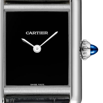 Cartier Tank Must Watch Small Model Quartz Movement Steel Case WSTA0071 - Billede 5