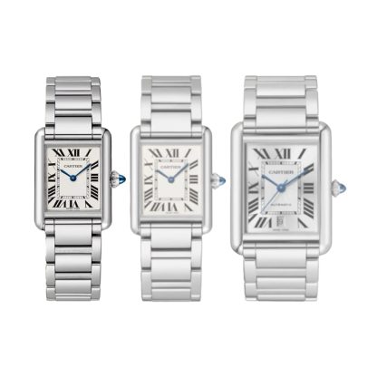 Cartier Tank Must Watch Small Model Quartz Movement Steel Case WSTA0107 - Billede 4