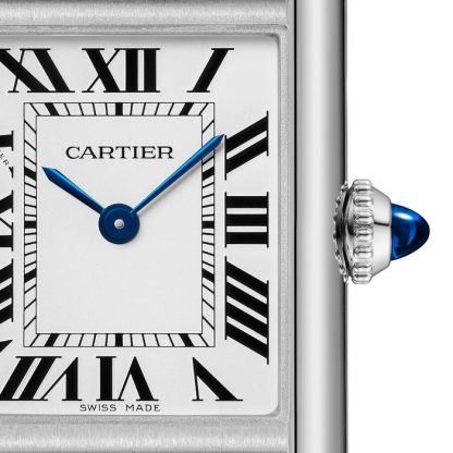Cartier Tank Must Watch Small Model SolarBeat Photovoltaic Movement Steel Case WSTA0121 - Billede 2