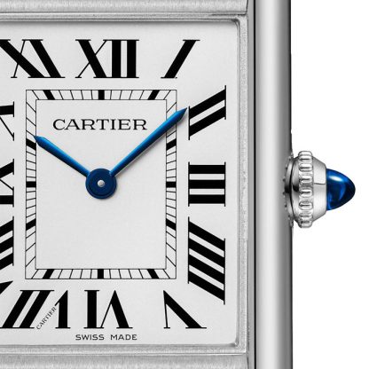 Cartier Tank Must Watch Stor model Photovoltaic SolarBeat™ Movement Stålkasse WSTA0090 - Billede 2